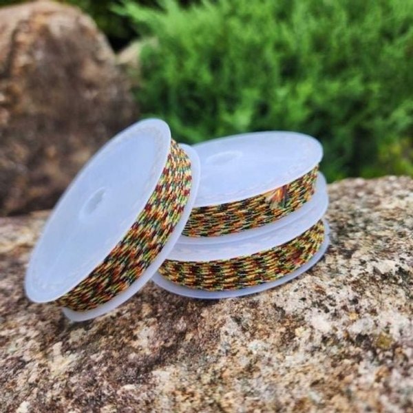 오색실 데이 불교용품 매듭 기본 끈 팔찌 재료 비방 (WFJDTIV)