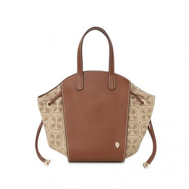 헬렌카민스키 얼루어 여성 토트백 BAG51680 JACQUARD LATTE CUOIO