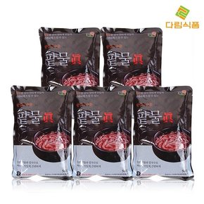 [다림죽] 다림 팥물 진 500g x 5팩(5인분)