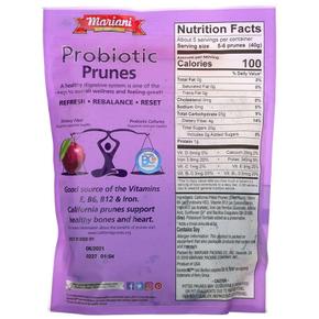 Mariani 마리아니 프로바이오틱 프룬 건자두 198g 2팩 Probiotic Prunes