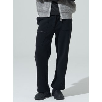 BLUDOT 소프트기모 와이드핏 팬츠_BK