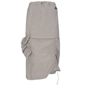 PUSH SKIRT IN GREY(셔링 카고 스커트)