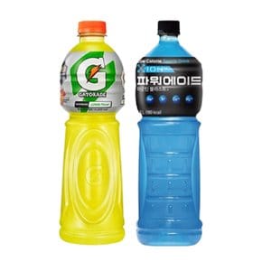 [한번에먹자] 게토레이 레몬 1.5L 3페트 + 파워에이드 마운틴블라스트 1.5L 3페트, 총 6페트