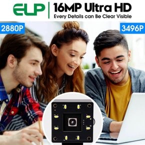 ELP 1600만 화소 산업용 USB 감시 카메라 (ELP-USB16MP01-KAF68W)