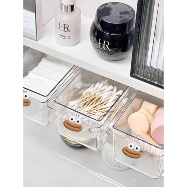 주댕이 입술 무타공 히든서랍 슬라이딩 투명 서랍