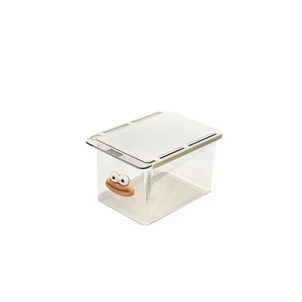 주댕이 입술 무타공 히든서랍 슬라이딩 투명 서랍