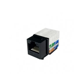 D[40536]Plus-UTP CAT.5E, 8P8C, 키스톤잭 모듈, L-Type, Black