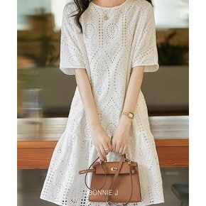 시스루 심플 봄 썸머 프리지아 캉캉 A라인 미니 원피스