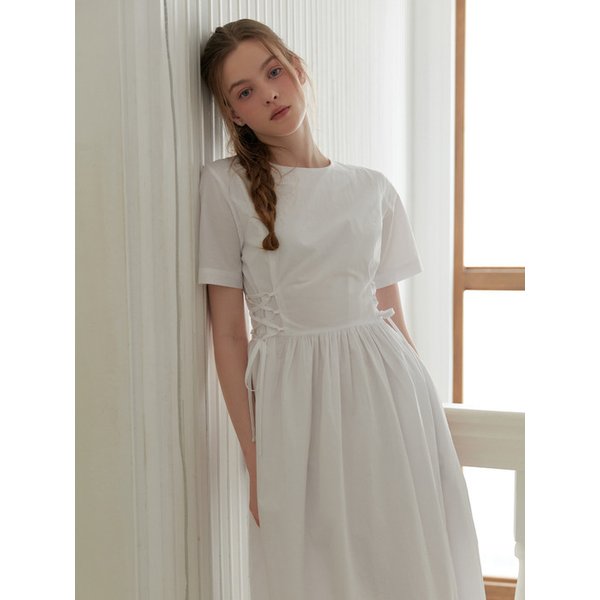 Peach corset dress 3color