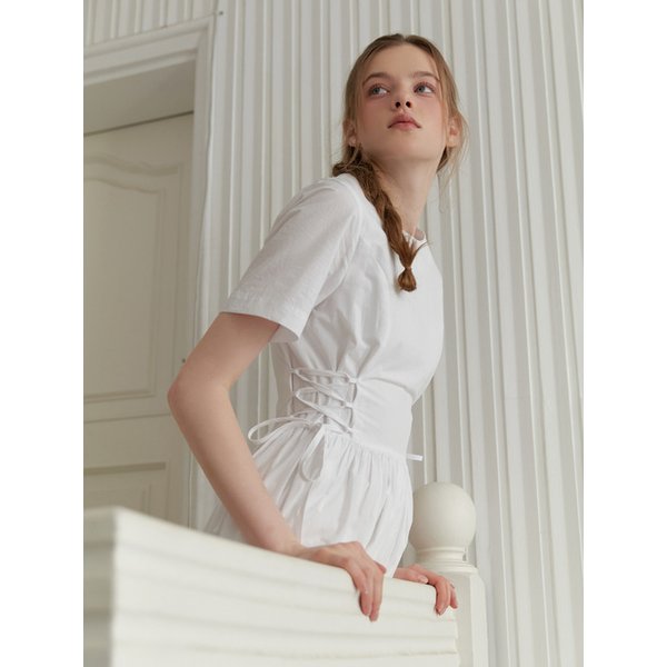 Peach corset dress 3color