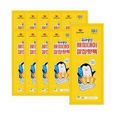 해피데이 깔창핫팩 남성용 95g × 10개/온열팩 등산 캠핑 국산