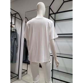 배색 프린트 포인트 티셔츠SGIBD28300 _SG