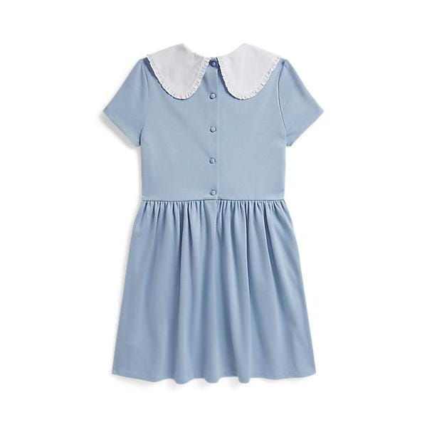 폴로 키즈 여아 7-16세 블루베리 칼라 스트레치 폰테 드레스(CWPODRSG3D21133400)