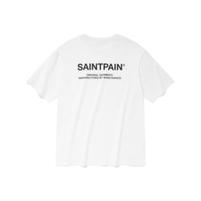 SP VARIATION  LOGO T SHIRTS-WHITE BLACK