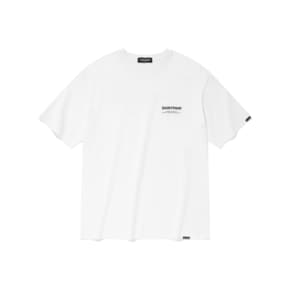 SP VARIATION  LOGO T SHIRTS-WHITE BLACK