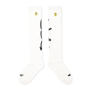 롱삭스 로고 화이트 YORF LONG SOCKS LOGO WHITE