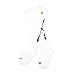 롱삭스 로고 화이트 YORF LONG SOCKS LOGO WHITE