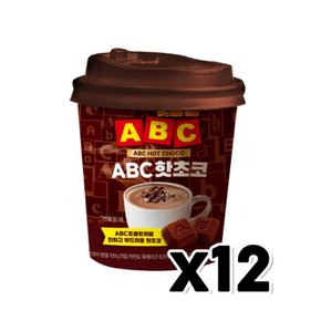 ABC 핫초코 즉석원컵 30g x 12개