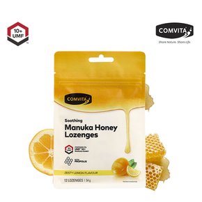 꿀캔디 로젠지 레몬 12개입(UMF10 마누카꿀&프로폴리스 함유)