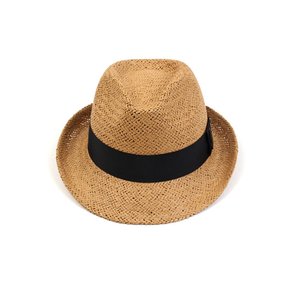 BU Summer Brown Short Fedora 여름페도라