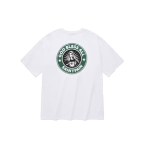 SP SAINTBUCKS T SHIRTS-WHITE