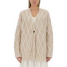 Fabiana Filippi FW23 V NECK CARDIGAN Sweatshirt MAD223F409H742VR1 MAD223F409H742VR1