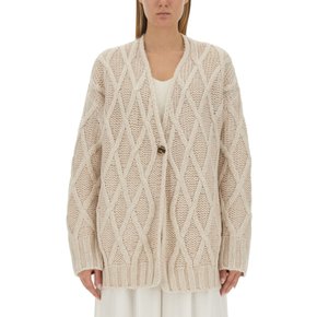 Fabiana Filippi FW23 V NECK CARDIGAN Sweatshirt MAD223F409H742VR1 MAD223F409H742VR1