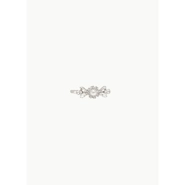 샵아모멘토 시몬로샤 25SS Mini Pearl & Crystal Daisy Floret Hair Clip, Pearl/Crystal