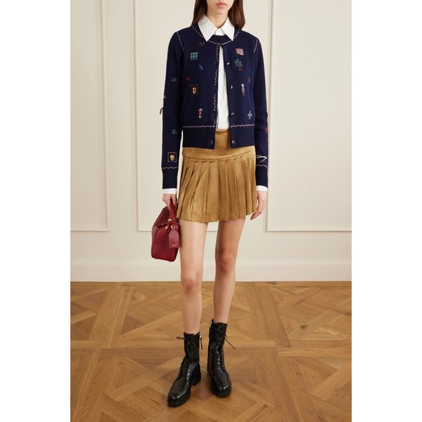 클레어 자수 울 카디건 46376663163017766