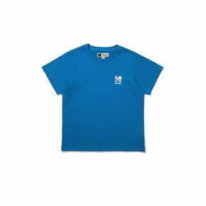[공식](정상가 : 39,000원) 빅로고 코튼 반팔 티셔츠 키즈 BLUE