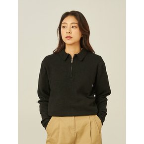 Collar Zip-Up Knit (U23DTNT65)