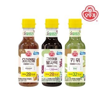 오뚜기 저칼로리 드레싱 오리엔탈 1개+그린애플발사믹 1개+키위 1개..[33177840]