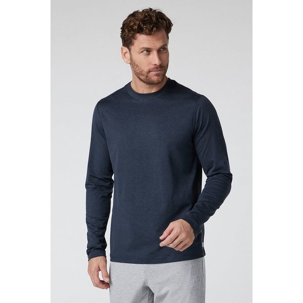 [남성] 긴팔 폰토 퍼포먼스 티_네이비 VR16120006000