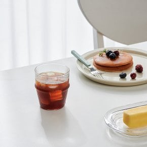라인 스태킹 내열 유리잔 330ml 클리어 J70N901332600