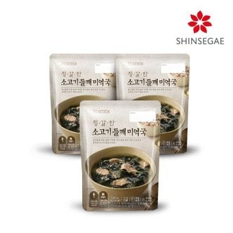 NS홈쇼핑 [피코크] 정갈한 소고기들깨 미역국 500g x 3팩[33800925]