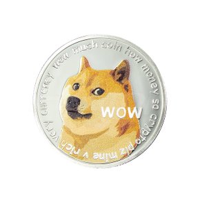에이치디탑 기념주화 가상화폐 도지코인 실버 HT-COIN006