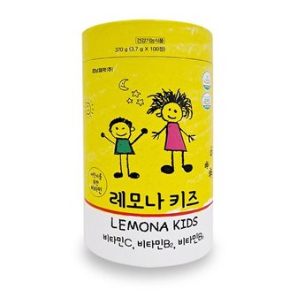  레모나 키즈 100정 츄어블 어린이 비타민C 비타민B2 비타민B6