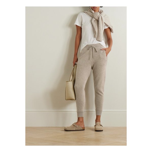 캐시미어 트랙 팬츠 베이지 1647597346835171