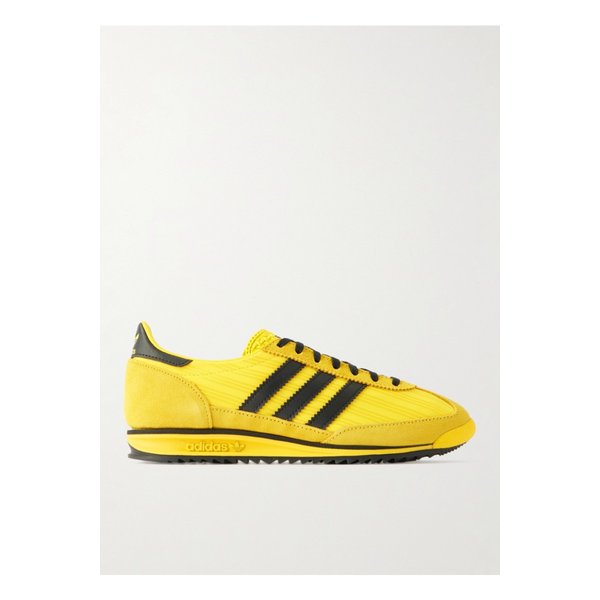 Sl 72 Og 스웨이드 가죽 트리밍 자카드 스니커즈 브라이트 옐로 46376663162926231