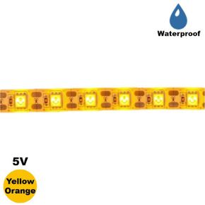 LED 스트립바 방수 5V 옐로우 5050-60 10mm IP65 HDL0 X ( 2매입 )