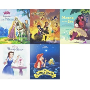 worldbook365 Disney PB E 디즈니영어원서 팅커벨 라푼젤 모아나 인어공주 미녀와야수