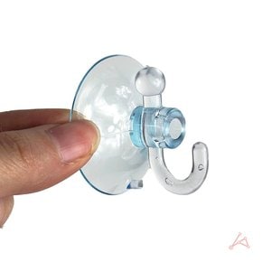 투명 디자인으로 깔끔한 욕실 흡착고리 유리흡착고리 욕실흡착고리 큐방고리 흡착식걸이