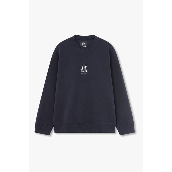 남성 코튼 블렌드 자수 로고 맨투맨 A415331107000