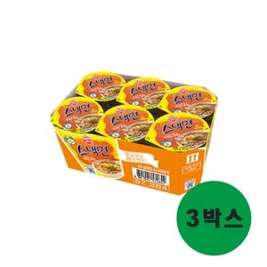 오뚜기 스낵면  소컵 62g 6입 3박스
