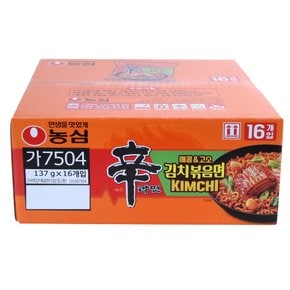 농심 신라면 김치볶음면 137g*16입