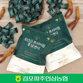 6년근 홍삼 프리미엄 홍삼 캔디 270g x 3봉
