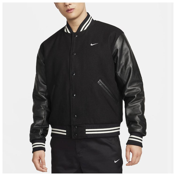 나이키 AS M NK AU VARSITY JKT LTHR SL FD7846-010 - SSG.COM