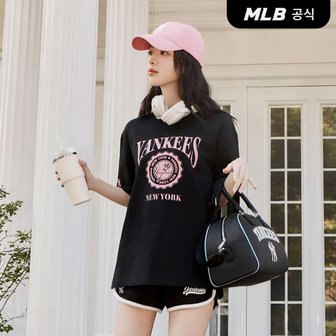 MLB [코리아공식] 여성 바시티 돌핀팬츠 NY (Black)