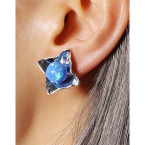 EYE CANDY EARRINGS BLUE OPAL SILVER 블루 오팔 실버