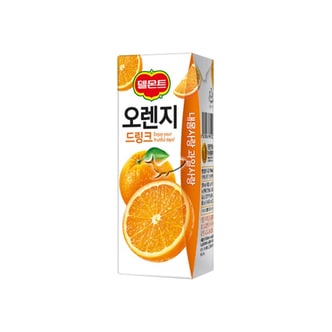  델몬트 오렌지 드링크 190ml/ 24팩